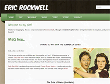 Tablet Screenshot of ericrockwell.com